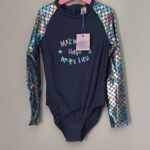 More Than Magic Colorful Scales Rashguard Sz 10/12